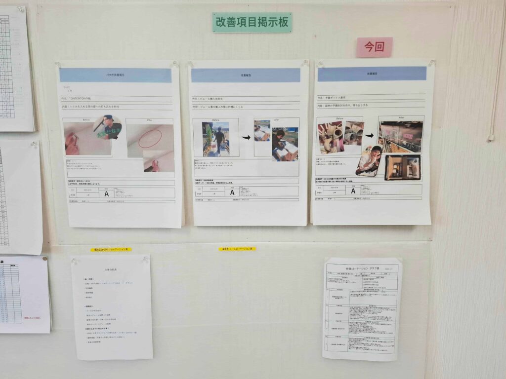 改善項目掲示板