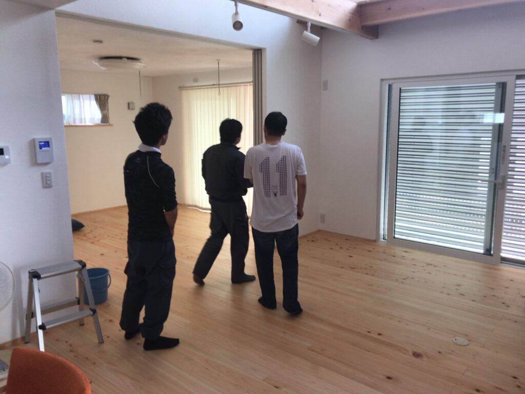 当日のお客様との事前確認