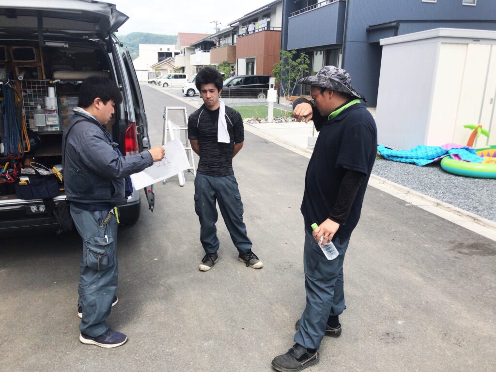 昨日の反省と朝礼